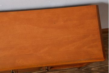 中古　カリモク　引き出し・戸棚付きコンソールテーブル