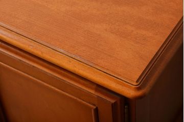 中古　カリモク　引き出し・戸棚付きコンソールテーブル
