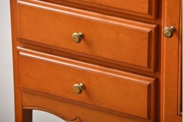 中古　カリモク　引き出し・戸棚付きコンソールテーブル
