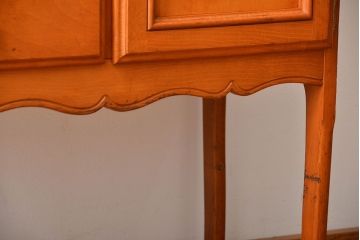 中古　カリモク　引き出し・戸棚付きコンソールテーブル