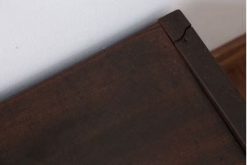 アンティーク家具　 和製アンティーク　引き出し2杯付き!古い木製のシンプルな文机
