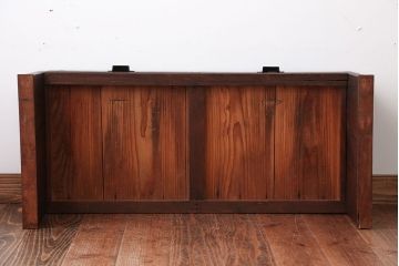 アンティーク家具　 和製アンティーク　引き出し2杯付き!古い木製のシンプルな文机