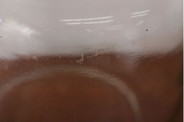 アンティーク雑貨　昭和レトロ　古いアンティークガラス瓶(ビン)2個セット