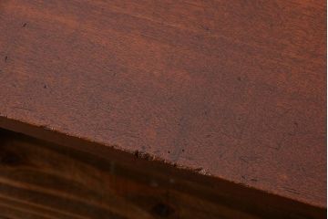 アンティーク家具　和製アンティーク　古い木製のシンプルな座卓(1)