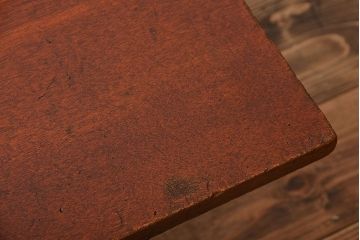 アンティーク家具　和製アンティーク　古い木製のシンプルな座卓(1)