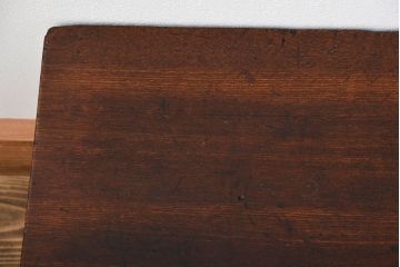 アンティーク家具　和製アンティーク　古い木製のシンプルな座卓(2)