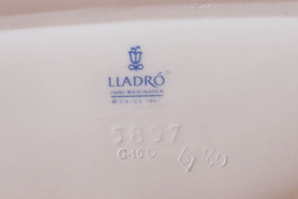 アンティーク雑貨 美品・リヤドロ(LLADRO)クリスマスツリーを飾ろう・箱付き(定価約15万円)