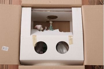 アンティーク雑貨 美品・リヤドロ(LLADRO)クリスマスツリーを飾ろう・箱付き(定価約15万円)