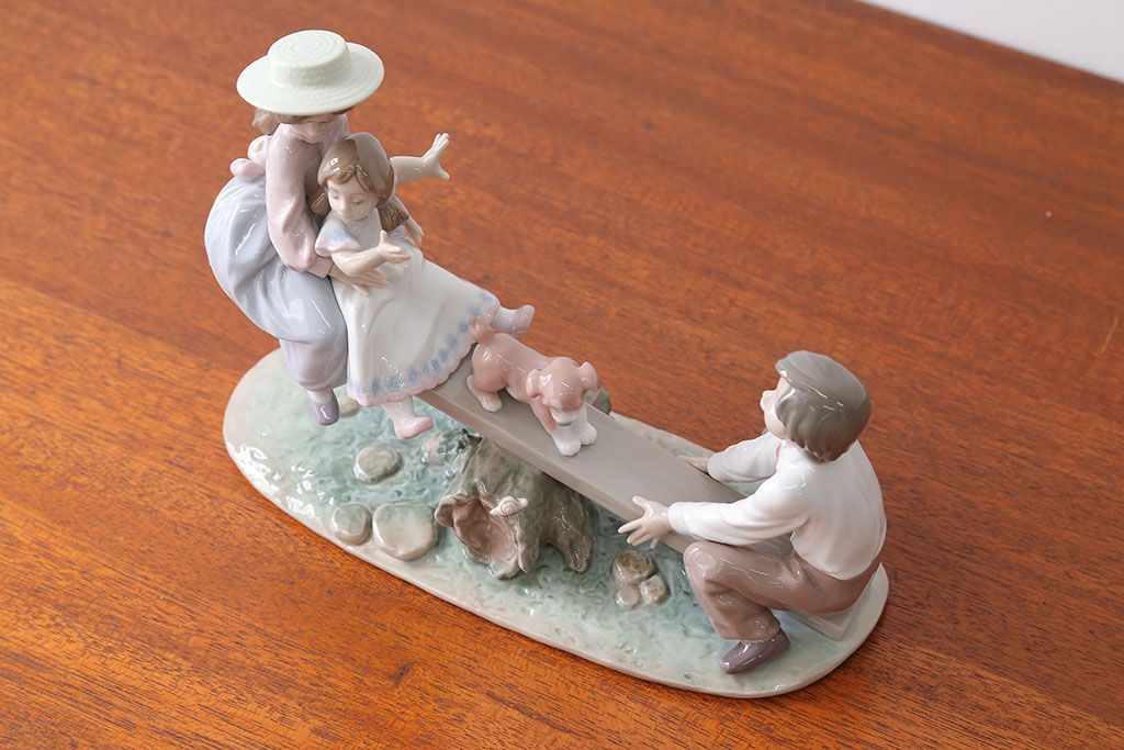 リヤドロ lladro 「シーソー」 希少◇LLADRO⁄リヤドロ◇ 『シーソー