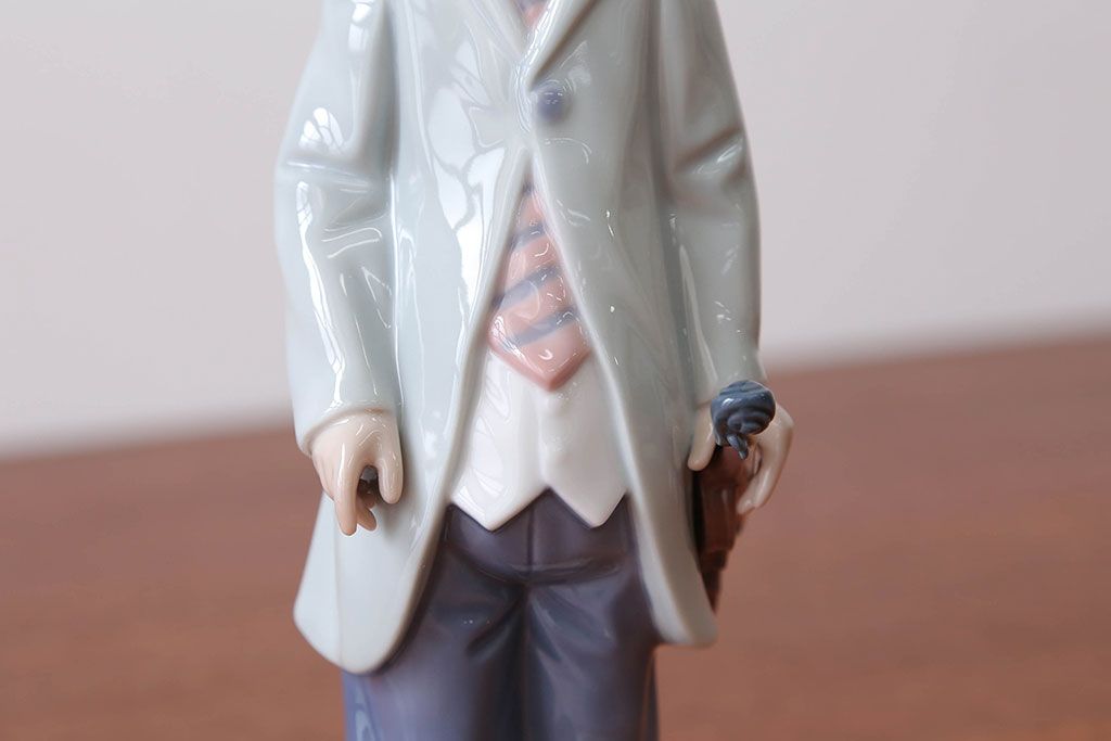 アンティーク雑貨　美品・リヤドロ(LLADRO)少年ピエロ(ヴァイオリン)・箱付き