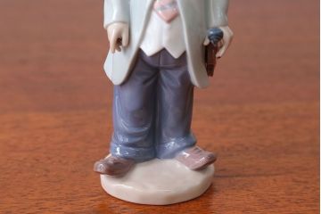 アンティーク雑貨　美品・リヤドロ(LLADRO)少年ピエロ(ヴァイオリン)・箱付き