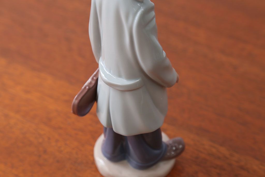 アンティーク雑貨　美品・リヤドロ(LLADRO)少年ピエロ(ヴァイオリン)・箱付き