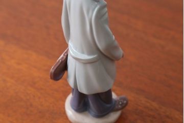 アンティーク雑貨　美品・リヤドロ(LLADRO)少年ピエロ(ヴァイオリン)・箱付き