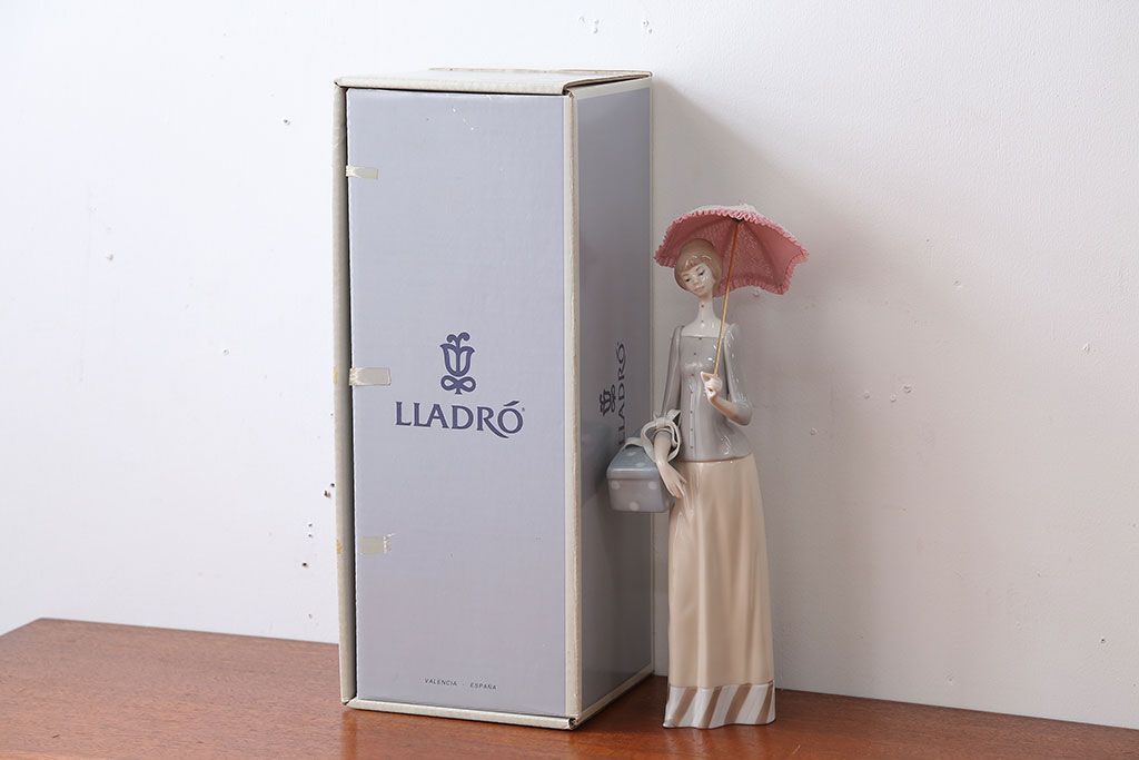 アンティーク雑貨　美品・リヤドロ(LLADRO)婦人服デザイナー・箱付き
