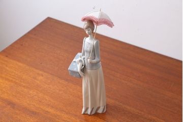 アンティーク雑貨　美品・リヤドロ(LLADRO)婦人服デザイナー・箱付き