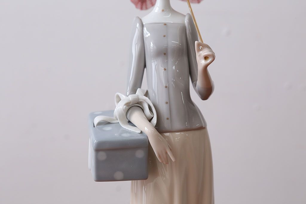 アンティーク雑貨　美品・リヤドロ(LLADRO)婦人服デザイナー・箱付き