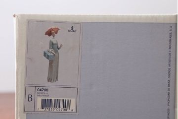 アンティーク雑貨　美品・リヤドロ(LLADRO)婦人服デザイナー・箱付き