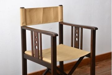 アンティーク家具　和製アンティーク　日本楽器(山葉・ヤマハ)文化椅子　折り畳み式ロッキングチェア(2)