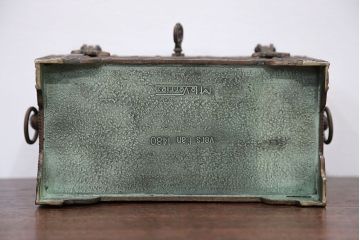 アンティーク雑貨　アンティーク　フランス製　MaxLeVerrier　ブロンズ宝箱(BOX)