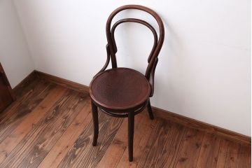 アンティーク家具　アンティーク　THONET(トーネット)社製バルーンバックベントウッドチェア(2)