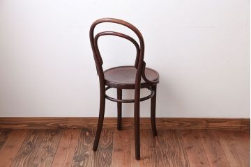 アンティーク家具　アンティーク　THONET(トーネット)社製バルーンバックベントウッドチェア(3)