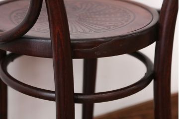 アンティーク家具　アンティーク　THONET(トーネット)社製バルーンバックベントウッドチェア(3)