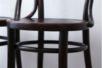 アンティーク家具　アンティーク　Mundus&JJKohn社(ムンダス&JJコーン)社のベントウッドチェア2脚セット