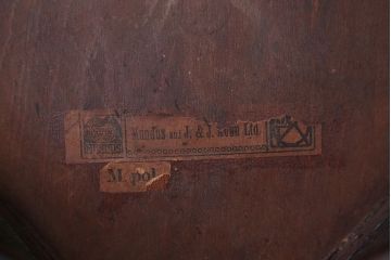 アンティーク家具　アンティーク　Mundus&JJKohn社(ムンダス&JJコーン)社のベントウッドチェア2脚セット