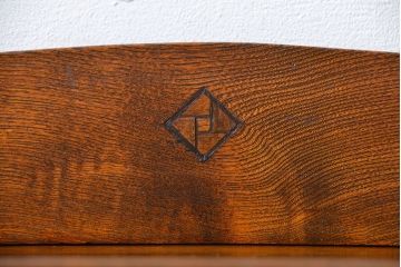 アンティーク家具　和製アンティーク　古い栓材の小ぶりなライティングビューロー