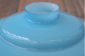 昭和レトロ　淡く爽やかな色合いがおしゃれな被せガラスシェード天井照明