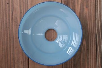 昭和レトロ　淡く爽やかな色合いがおしゃれな被せガラスシェード天井照明