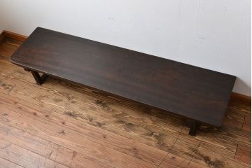 アンティーク家具　アンティーク　古い木の味わい深い脚付き裁ち板