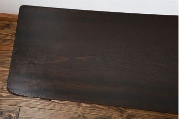 アンティーク家具　アンティーク　古い木の味わい深い脚付き裁ち板