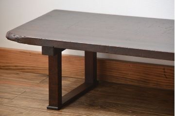 アンティーク家具　アンティーク　古い木の味わい深い脚付き裁ち板