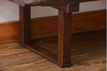 アンティーク家具　アンティーク　古い木の味わい深い脚付き裁ち板