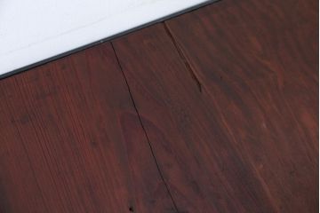 【ラフジュ工房オリジナル・ダイニングテーブル】古材天板の4人用鉄脚ダイニングテーブル