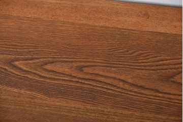 アンティーク家具　アンティークペイント　気泡ガラス入り!脚付きキャビネット