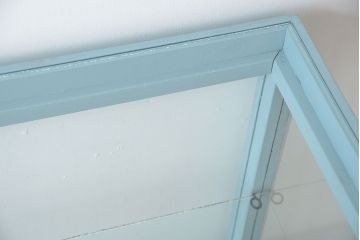 レトロ家具　昭和レトロ　かわいい鉄脚!アンティークオープンラックショーケース