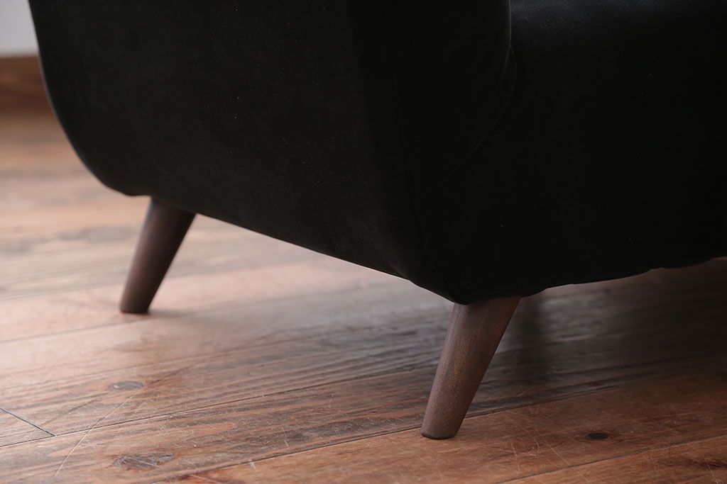 アンティーク家具　アンティーク　シンプルでシックな1人掛け曲げ木アームソファ(1)