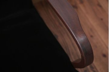 アンティーク家具　アンティーク　シンプルでシックな1人掛け曲げ木アームソファ(2)