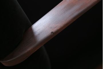 アンティーク家具　アンティーク　シンプルでシックな1人掛け曲げ木アームソファ(2)