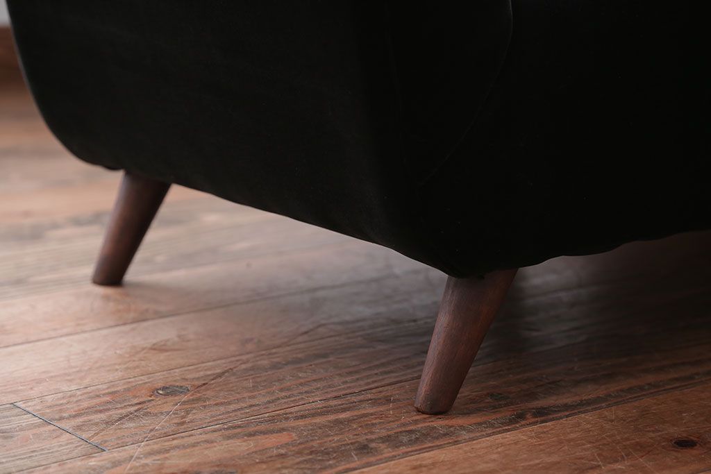 アンティーク家具　アンティーク　シンプルでシックな1人掛け曲げ木アームソファ(2)