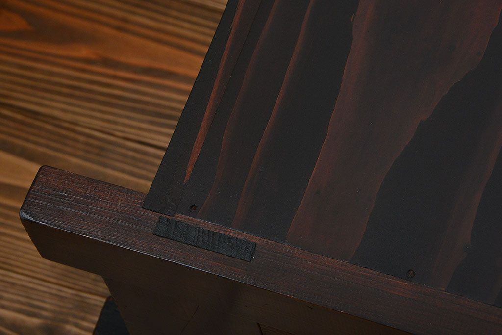 アンティーク家具　古民具・骨董　脚付き!時代箪笥テレビボード(水屋箪笥、ローボード、テレビ台、キャビネット、収納棚)(1)