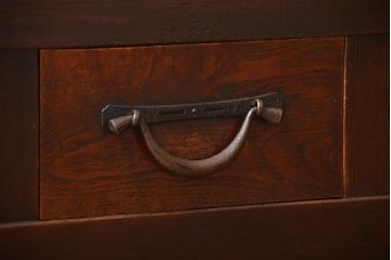 アンティーク家具　古民具・骨董　脚付き!時代箪笥テレビボード(水屋箪笥、ローボード、テレビ台、キャビネット、収納棚)(1)