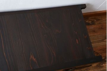 アンティーク家具　古民具・骨董　脚付き!時代箪笥テレビボード(水屋箪笥、ローボード、テレビ台、キャビネット、収納棚)(2)