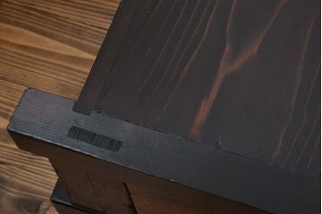 アンティーク家具　古民具・骨董　脚付き!時代箪笥テレビボード(水屋箪笥、ローボード、テレビ台、キャビネット、収納棚)(2)