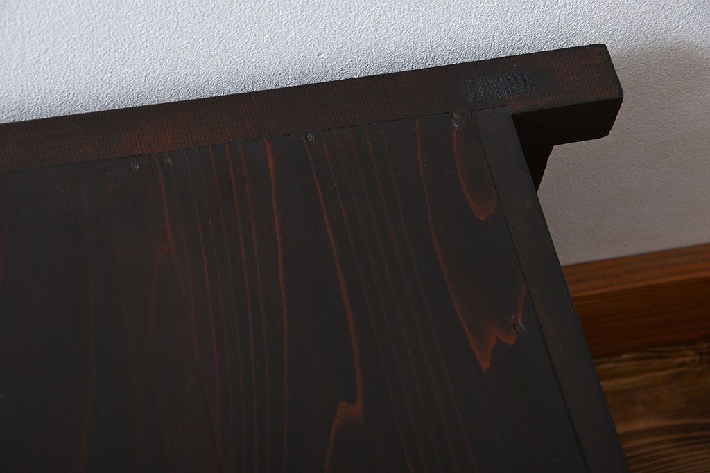 アンティーク家具　古民具・骨董　脚付き!時代箪笥テレビボード(水屋箪笥、ローボード、テレビ台、キャビネット、収納棚)(2)