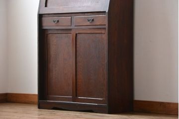 アンティーク家具　和製アンティーク　古い木製のライティングビューロー