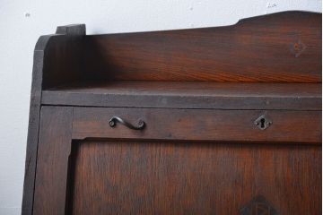 アンティーク家具　和製アンティーク　古い木製のライティングビューロー