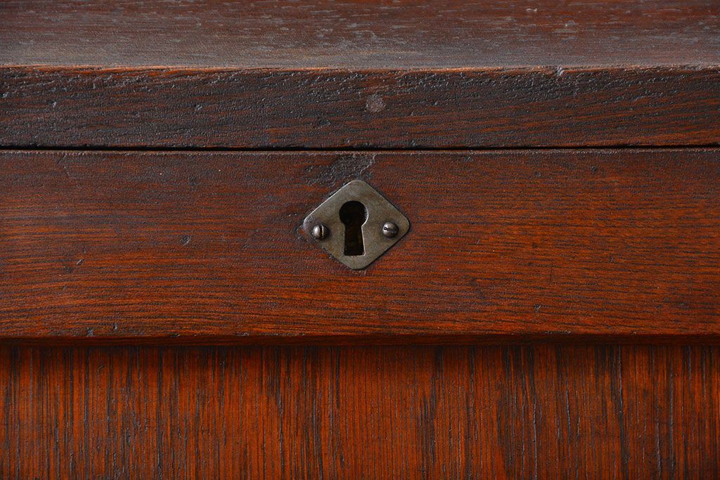 アンティーク家具　和製アンティーク　古い木製のライティングビューロー